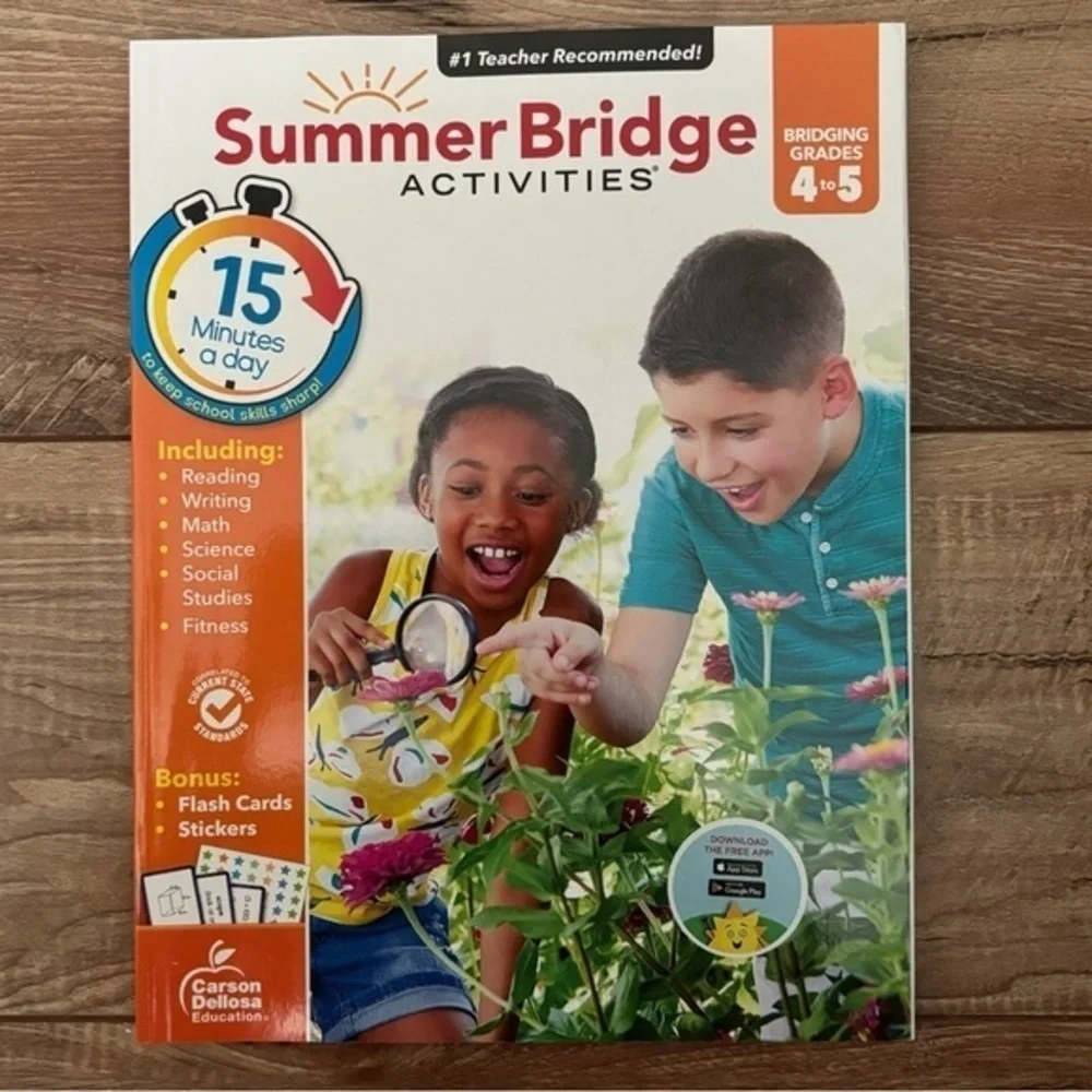 2 Summer Bridge Activities Workbooks | Grades 4–5 | New